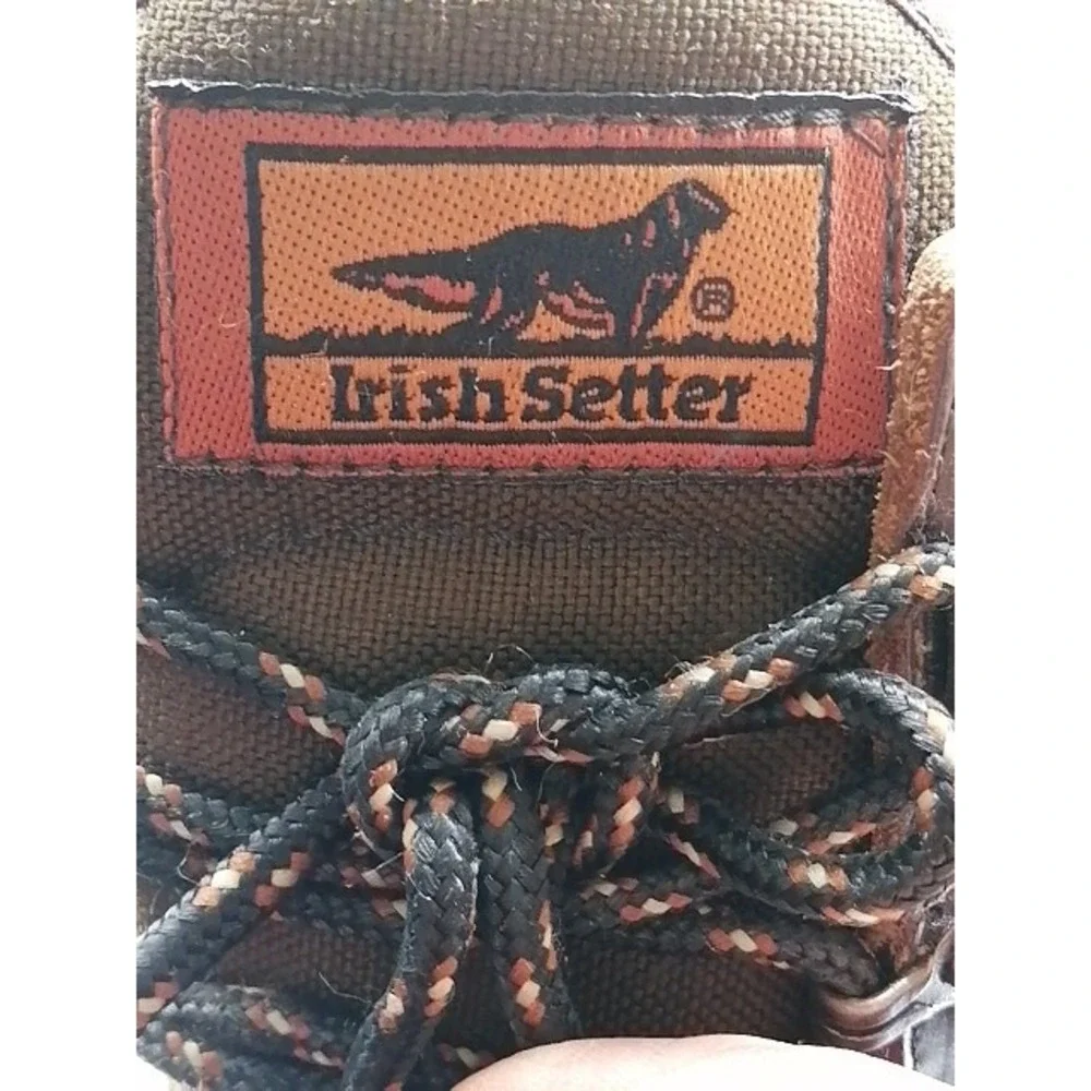 Irish Setter Boots Mens Brown 8EE Work Shoe Vibram Thinsulate Safety Toe 896